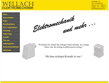 Tablet Screenshot of elektromechanik.de