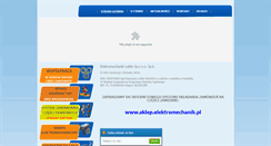 Desktop Screenshot of elektromechanik.pl